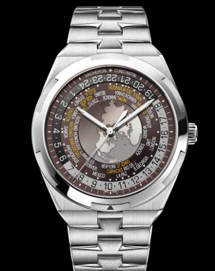 Vacheron Constantin Overseas World Time Replica Watch 7700V/110A-B176 Steel - Steel Bracelet